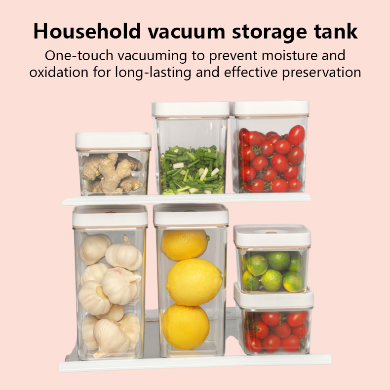 Household vacuum storage tank
