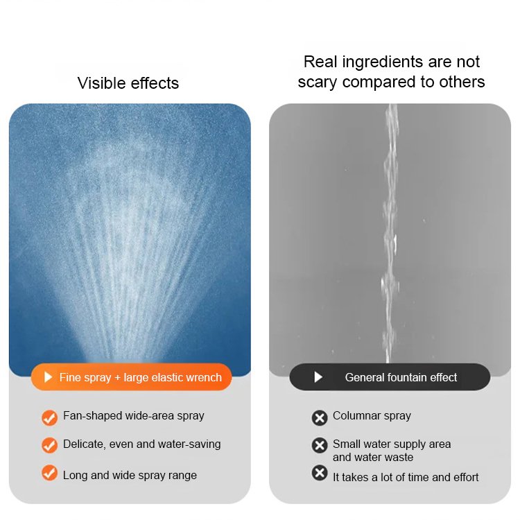 Multifunctional household glass double-sided cleaning brush with scraper sponge floor brush spray bo