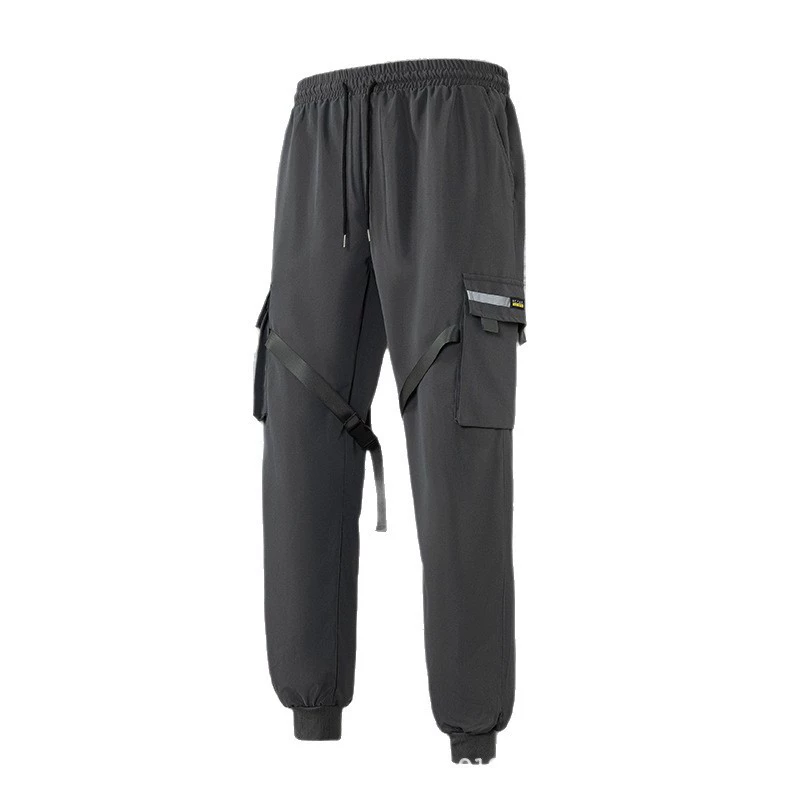 Neue Sommer dünne lockere Herren Sport Casual Multi-Tasche Hose