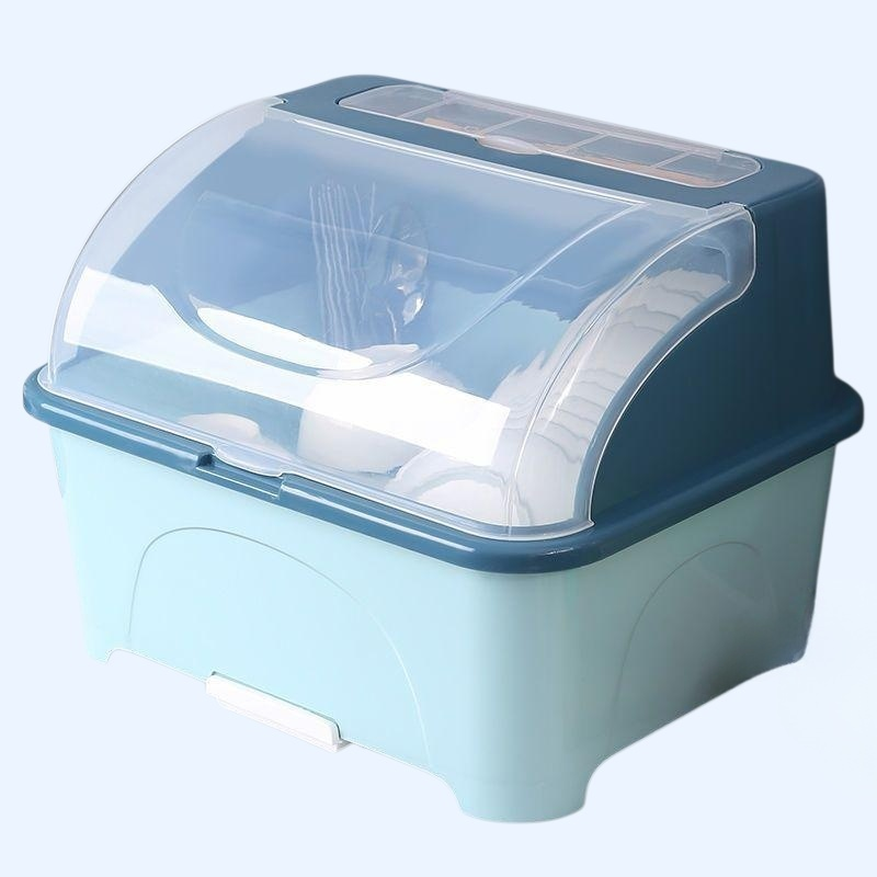 주방 그릇과 젓가락 수납 선반