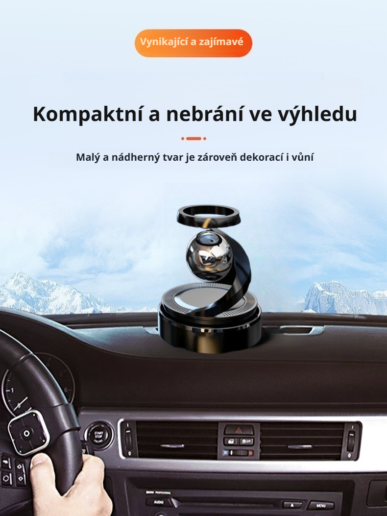 Instalace solárního osvěžovače vzduchu v autě