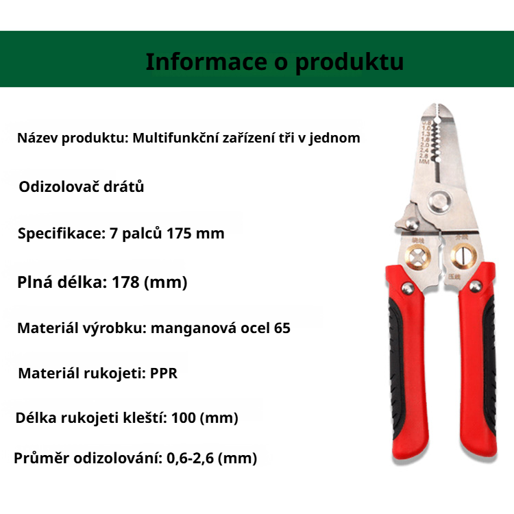 Multifunkční odizolovací kleště