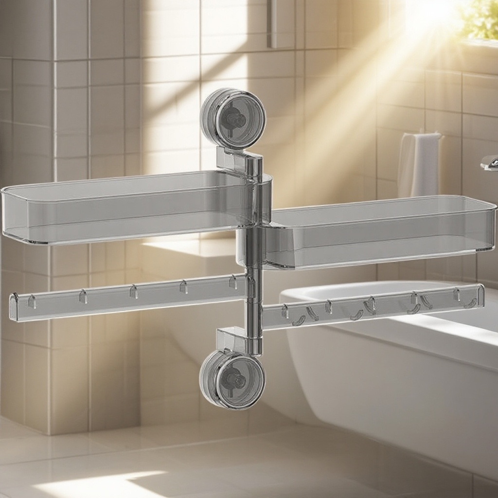 免打孔吸盤調料置物架