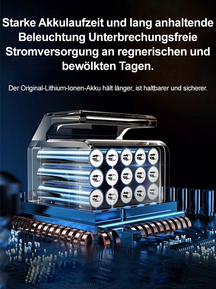 Eine neue Solarlampe hält zehn Jahre