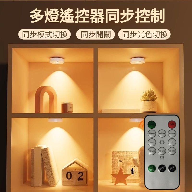 LED氛圍光影燈磁吸手辦燈感應小夜燈酒櫃