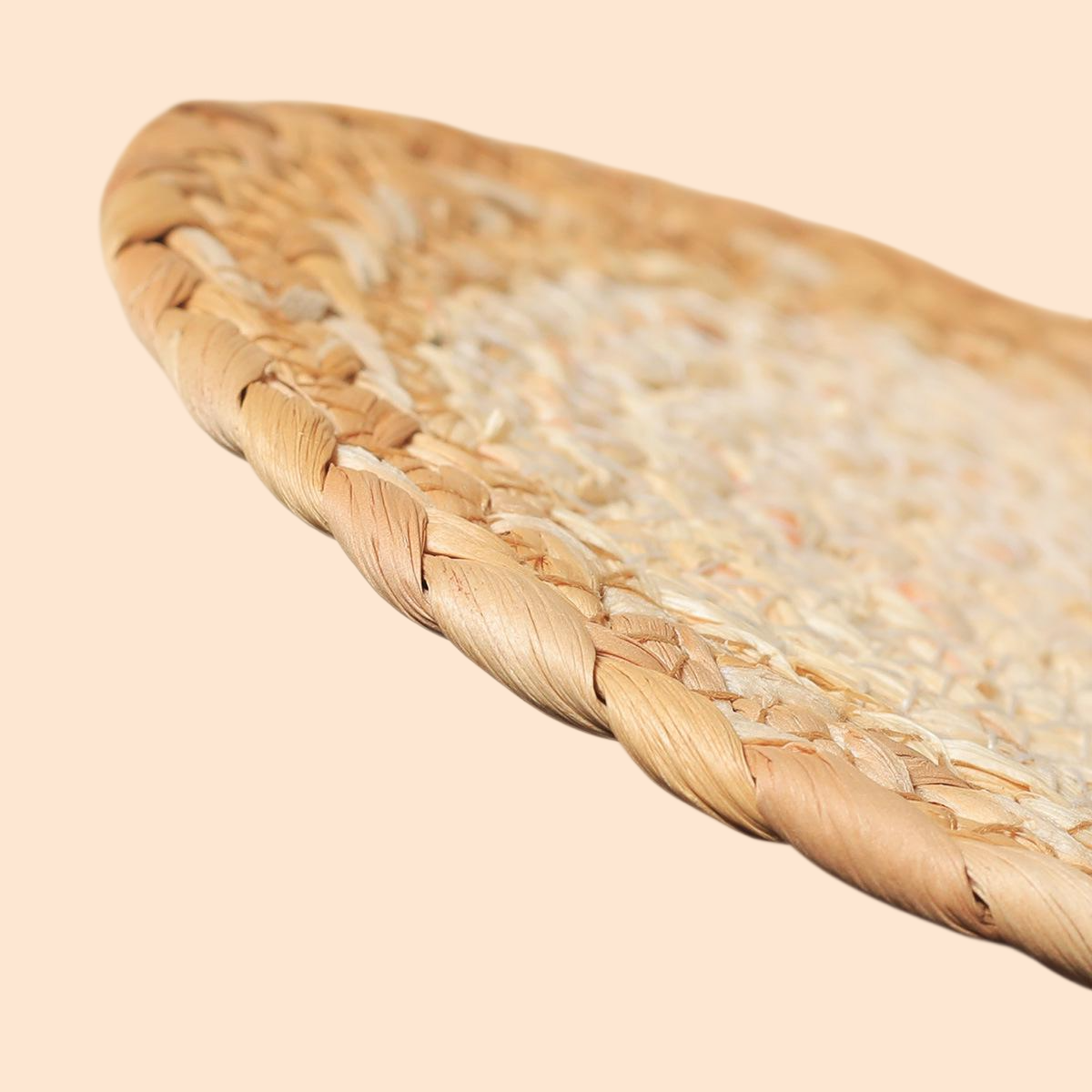 일식 왕골 옥수수 껍질 호리병박 테이블 매트