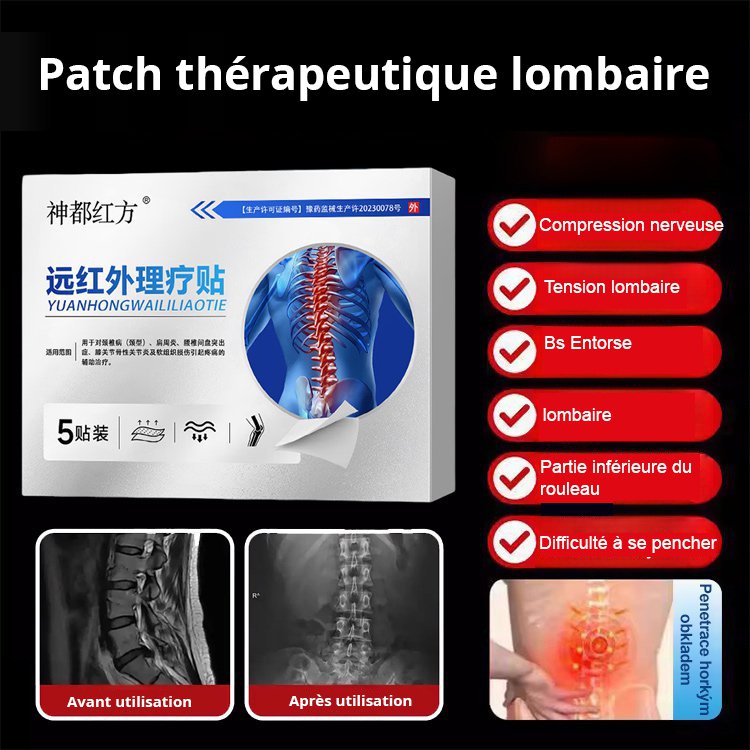 【Développé à Paris, certifié CE】Patch de magnétothérapie polyvalent pour le cou,