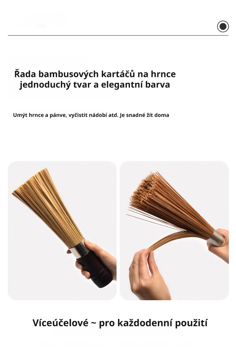 Pevná a ergonomická dřevěná rukojeť