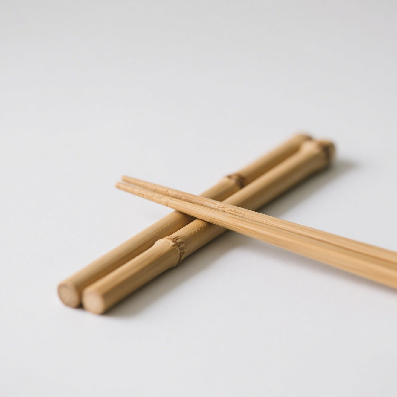 Wiederverwendbare Essstäbchen aus Bambus für nachhaltigen Lebensstil