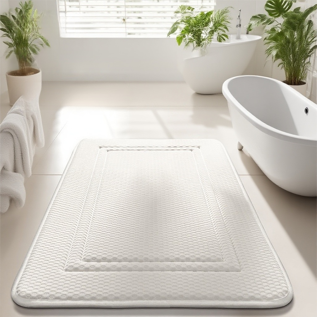 家庭用トイレの吸水・汚れ・厚手・滑り止めマット