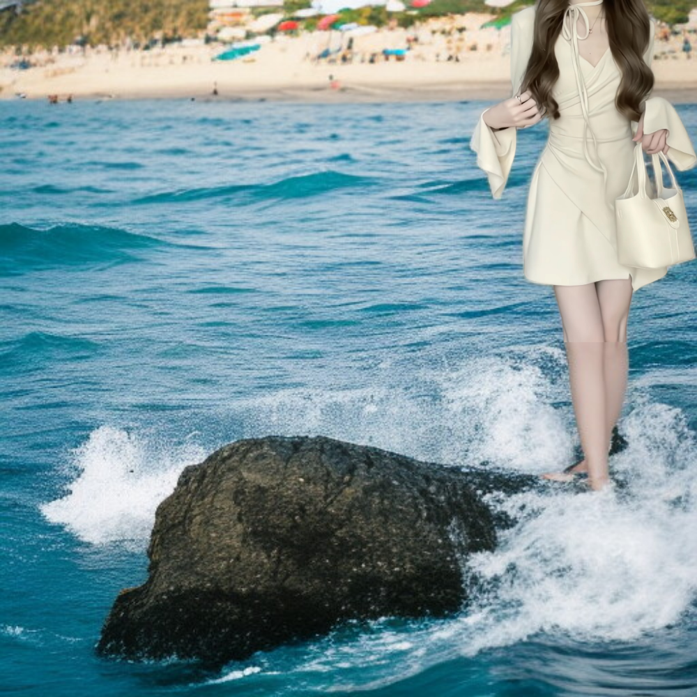 長袖ワンピース