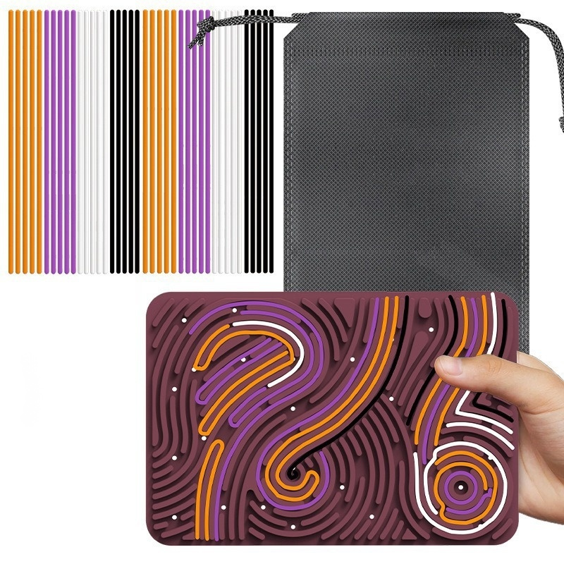 矽膠感官活動板 兒童益智解壓玩具