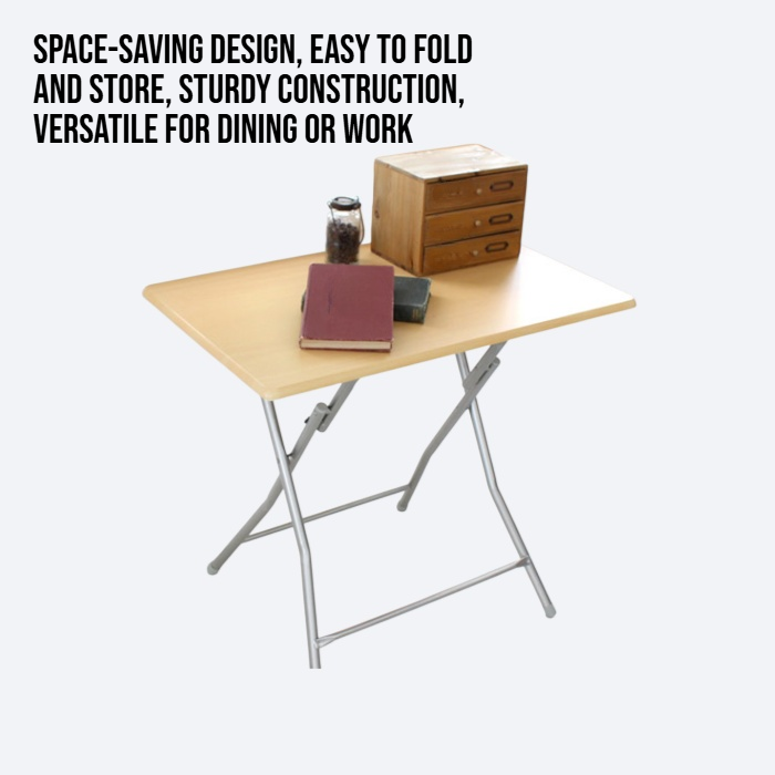 Simple folding dining table