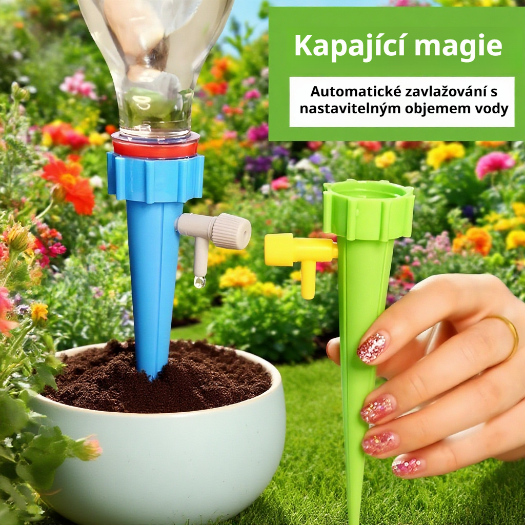 Automatický zavlažovací systém pro líné zahradníky