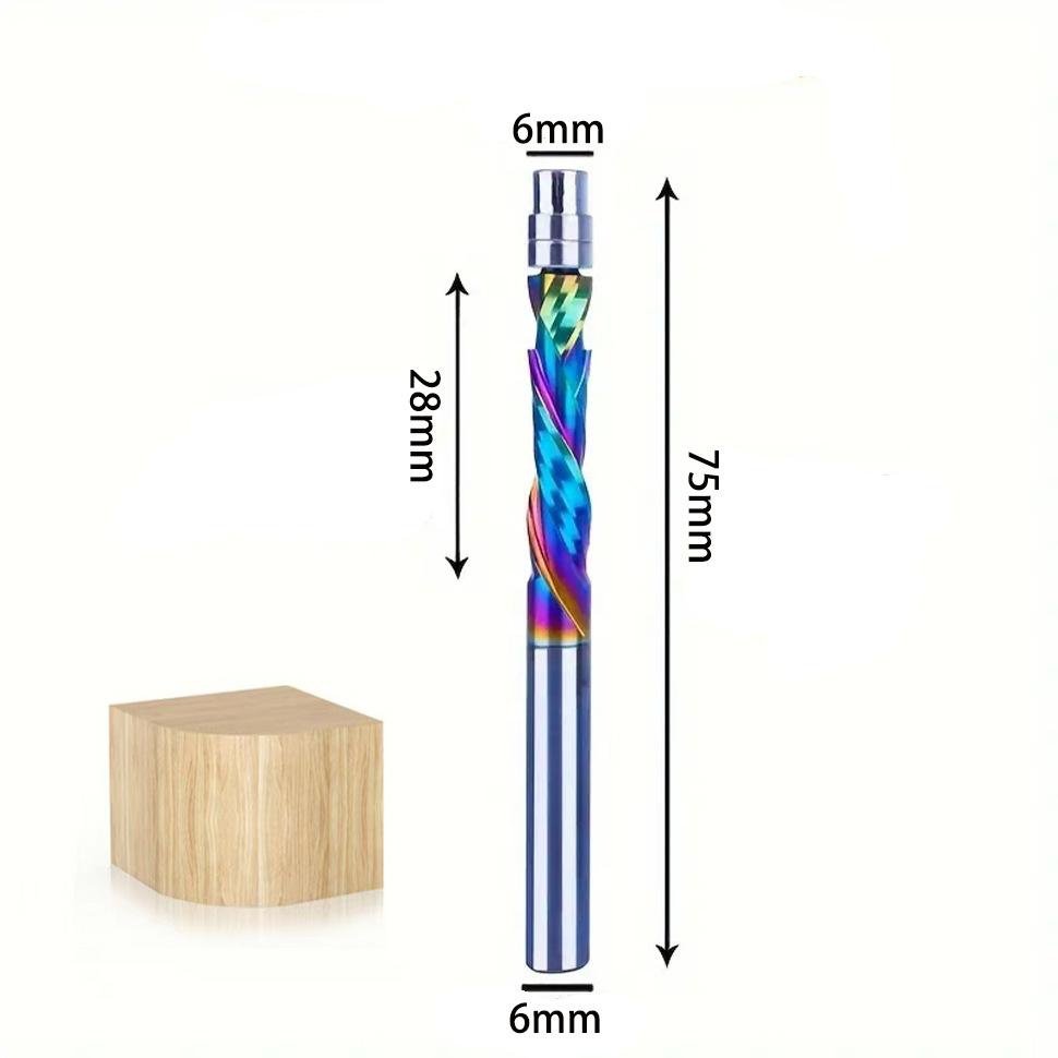 Colorful trimming knife composite blade overall alloy trimming knife engraving milling cutter carbid