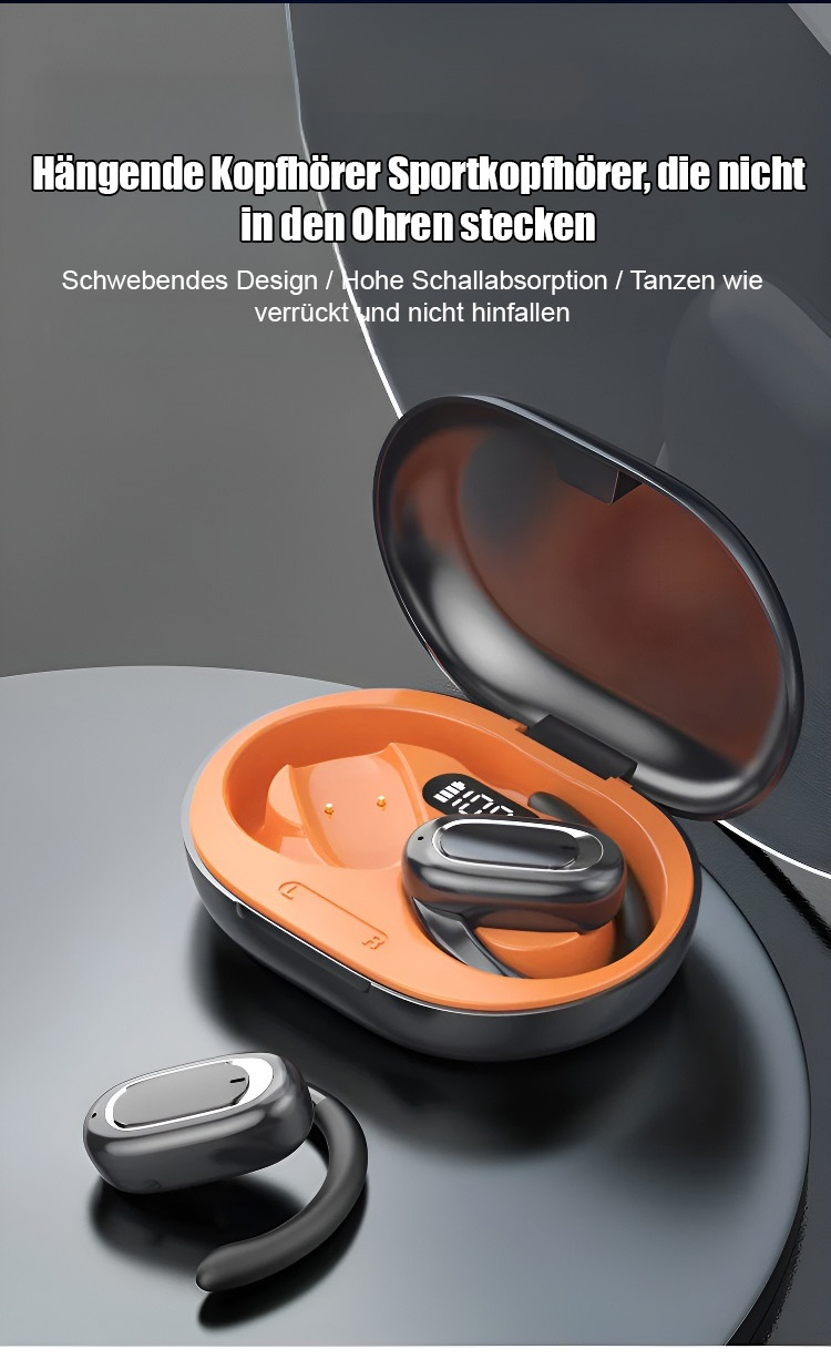 Stereo Surround Open OWS Bluetooth Ohrhörer Vorderansicht