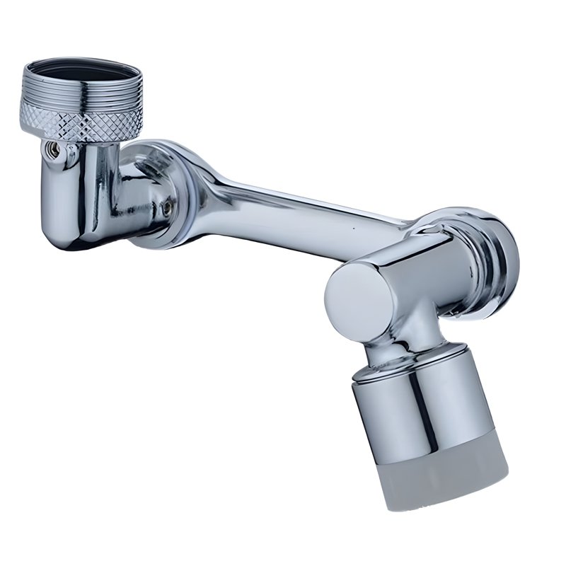 360度回転可能な万能蛇口