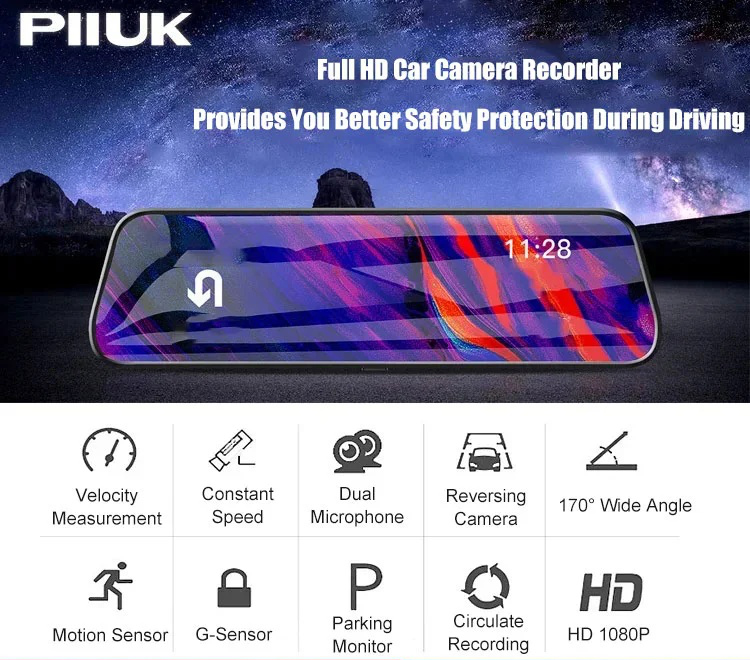 Ultra Thin HD Car Recording Camera