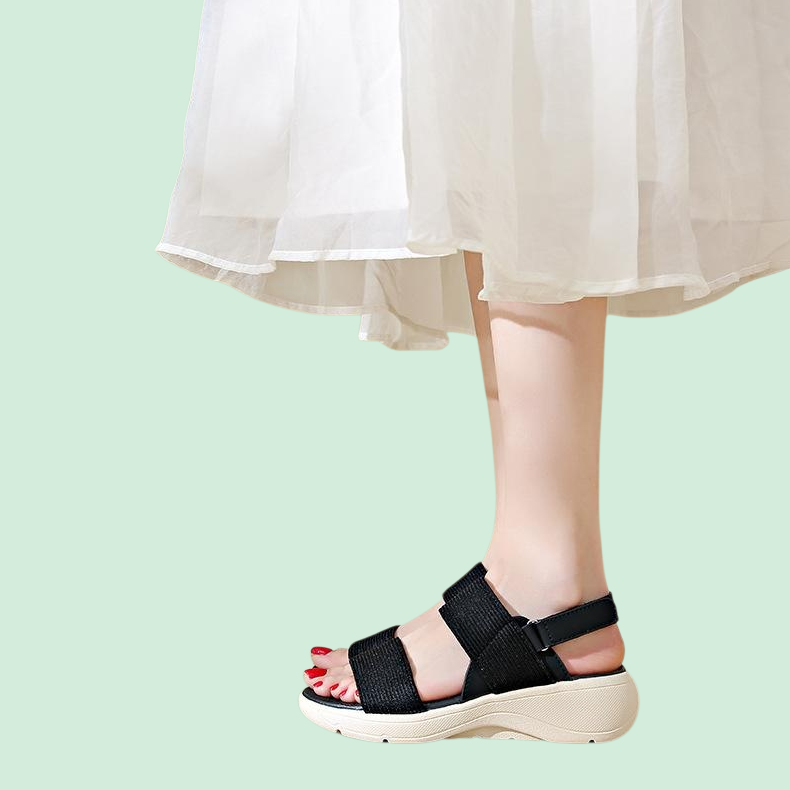 여성 컴포트 스니커즈 통굽 샌들 스니커즈 여성 샌들