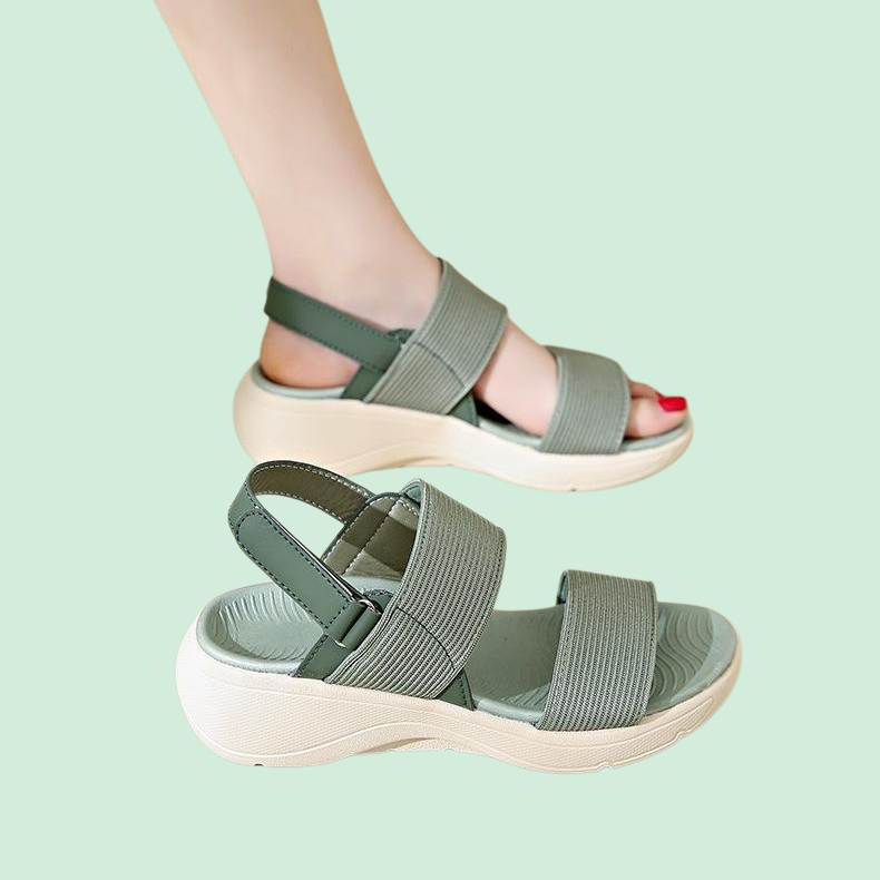 여성 컴포트 스니커즈 통굽 샌들 스니커즈 여성 샌들