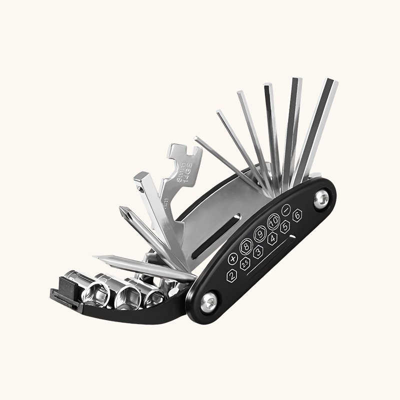 Bicycle repair tools 16 in 1 screwdriver set