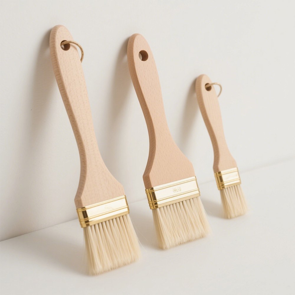 高品質キッチン用ソフト毛オイルブラシの全体画像