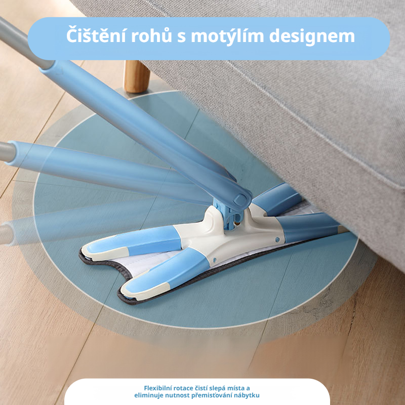 X typ plochý mop bez nutnosti ručního praní, domácí pohodlné čištění