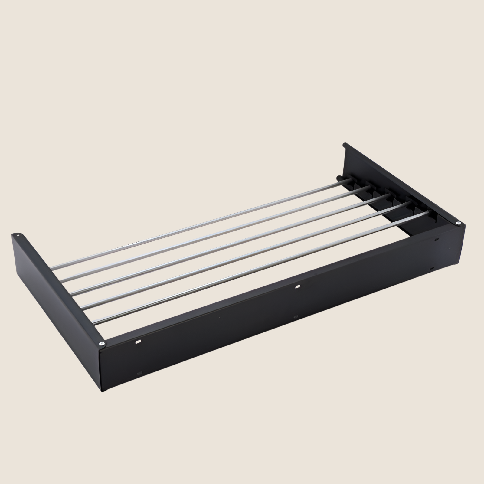 펀치 없는 수건 수납대