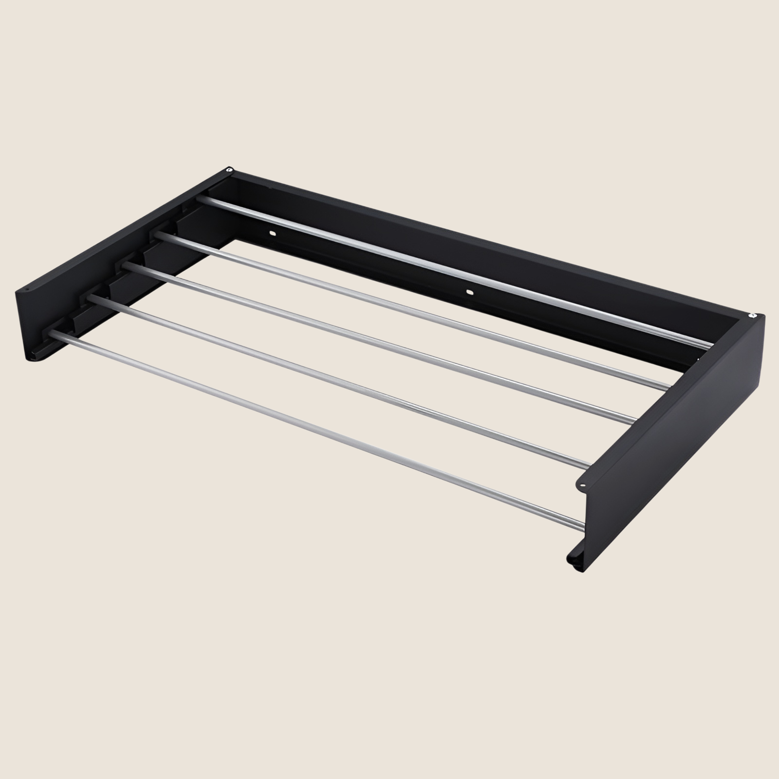 펀치 없는 수건 수납대