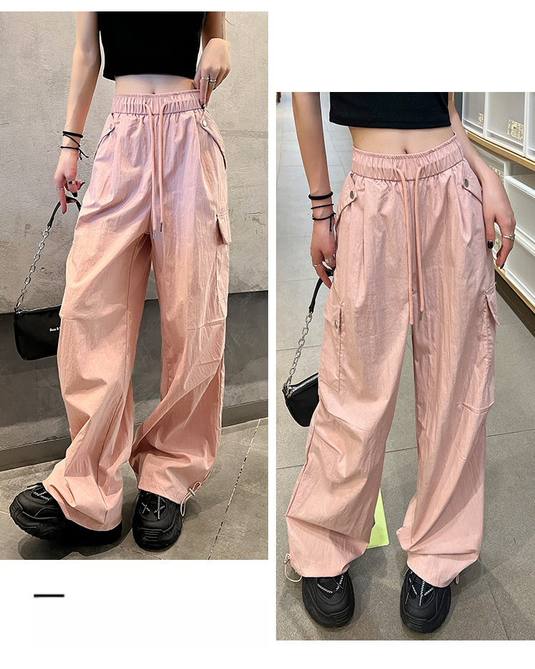 여름 캐주얼 조거 팬츠 야외 활동 이미지