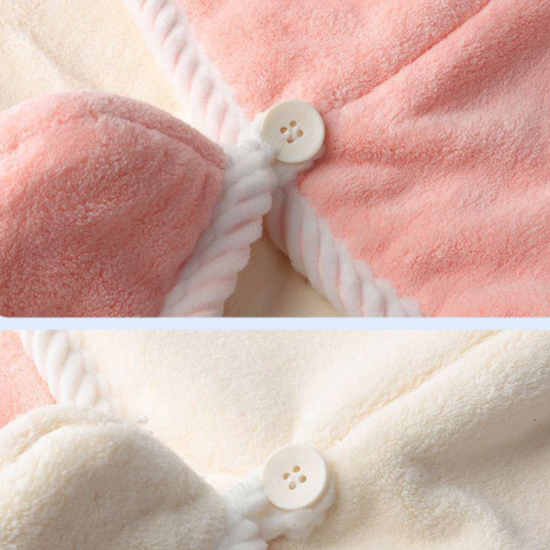 Quick-drying towel for washing and wiping hair