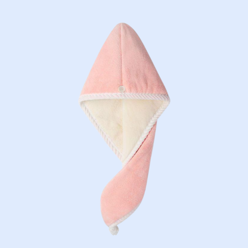 Quick-drying towel for washing and wiping hair