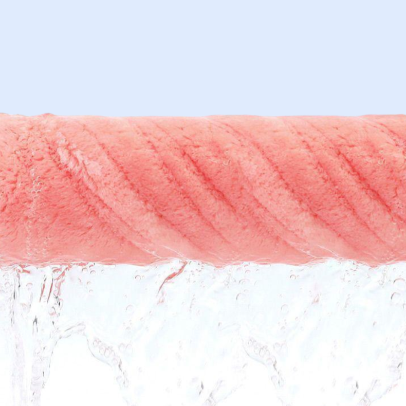 Quick-drying towel for washing and wiping hair