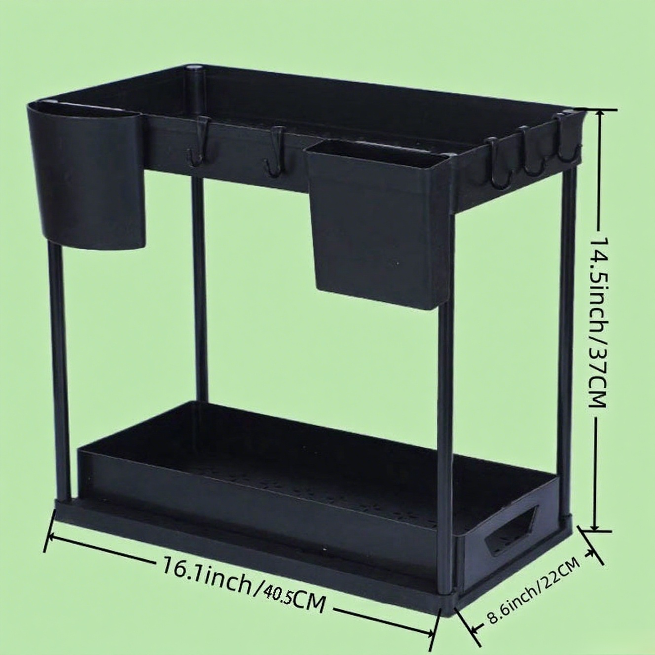 위생실 선반 주방 조리대 슬라이드형 수납 선반