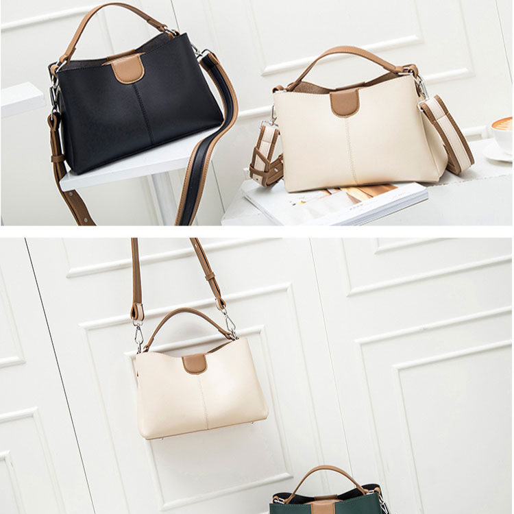 【レディースショルダーバッグ】手提げ ２way トレンド　収納力抜群　３色