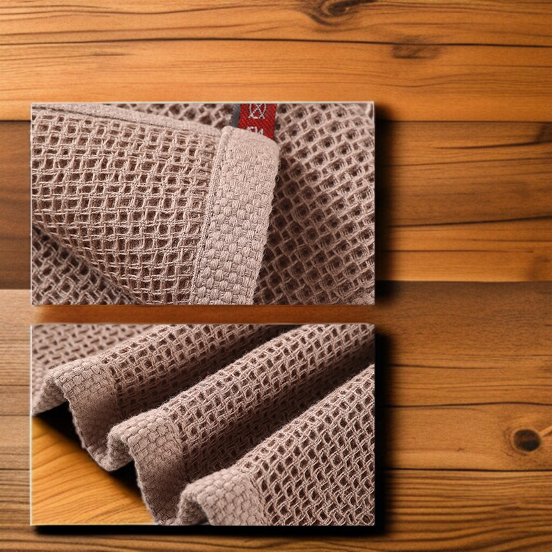 Bavlněná utěrka, čistící hadřík s včelími buňkami