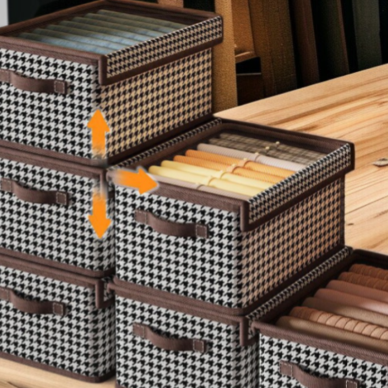 기숙사 접이식 수납 바구니 천조격 수납함 옷장 수납 바구니