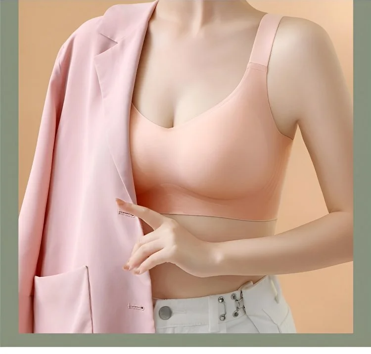 Sujetador sin costuras con soporte suave tipo gel