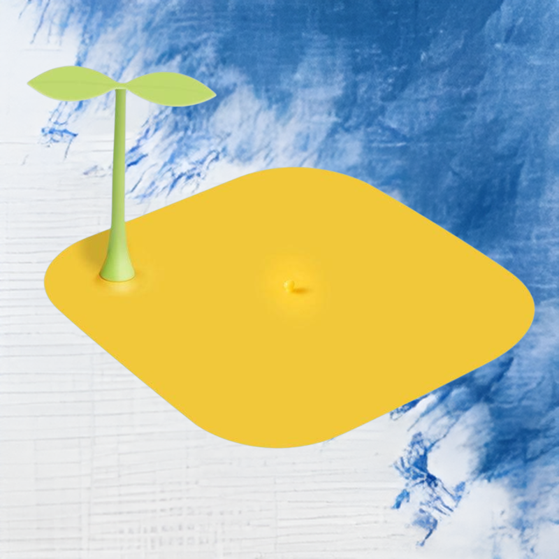 Silikonové samolepky na odtok, nové víčko ve tvaru fazolového klíčku, proti hmyzu a zápachu