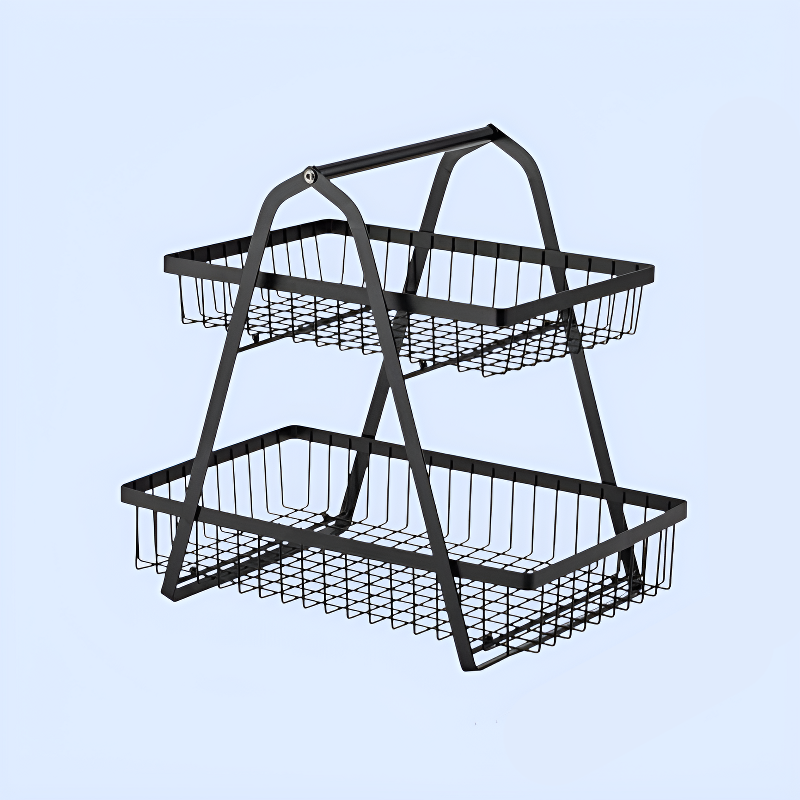 분리 가능하고 조립이 간편한 2중 구조 주방 수납장