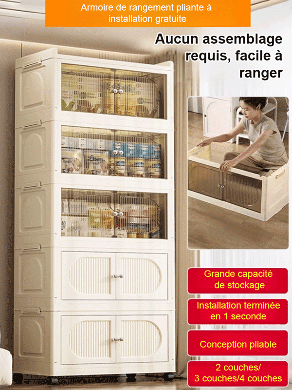 Armoire pliable sans installation