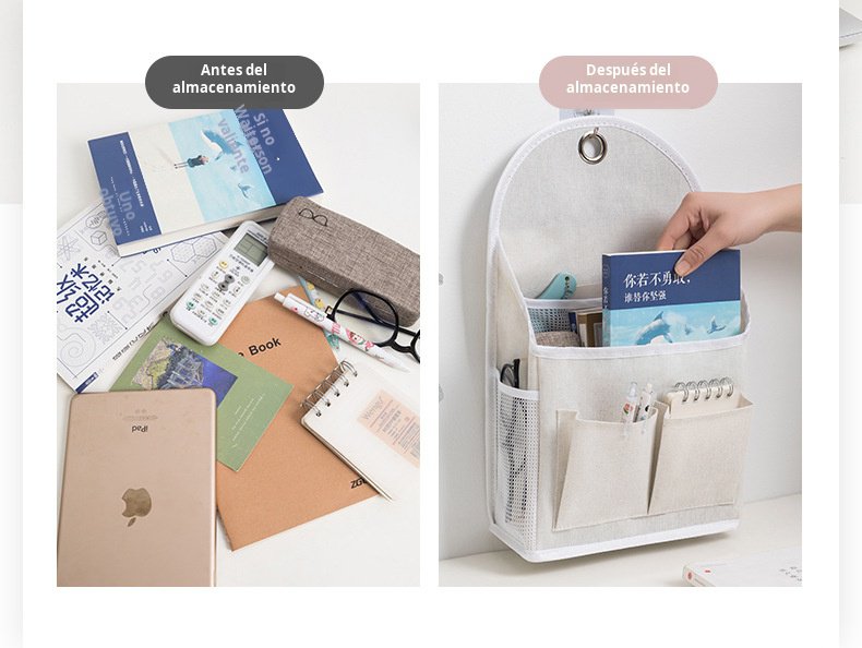 Organizador de almacenamiento colgante para armario