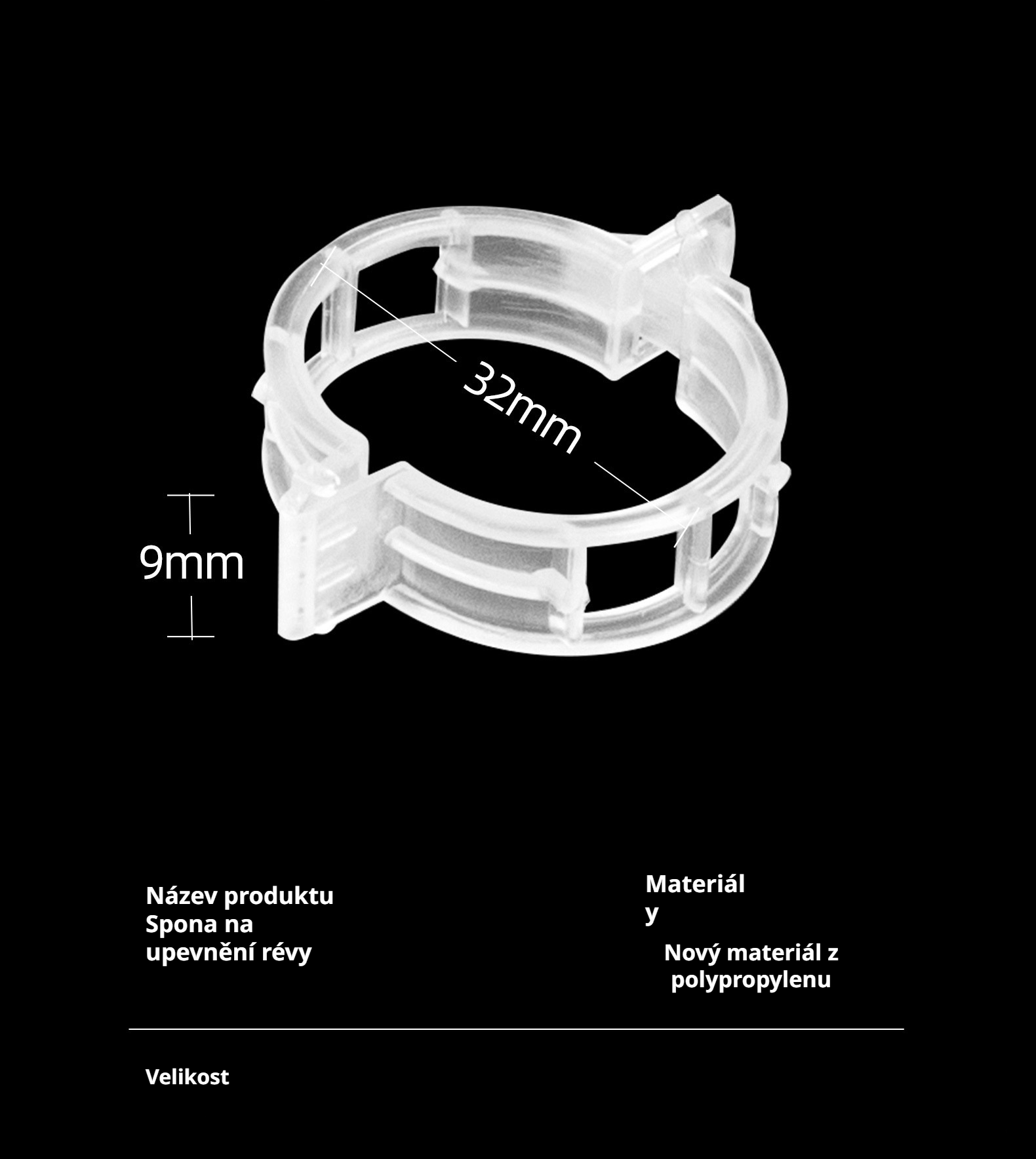 Snadná instalace klipů na větve a stonky