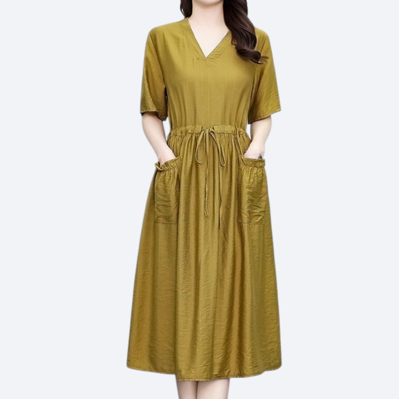 프리미엄 텐사 리넨 원피스