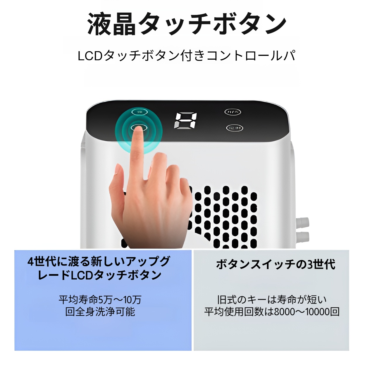 冷感敷きパッドの接写で素材の質感を強調