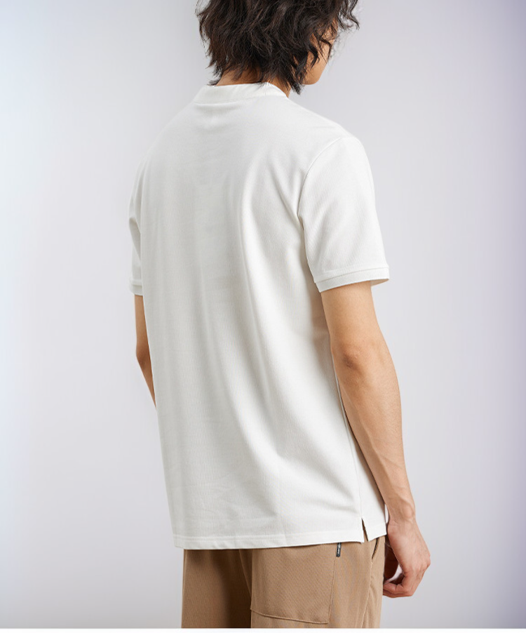 ヘンリーネックTシャツ