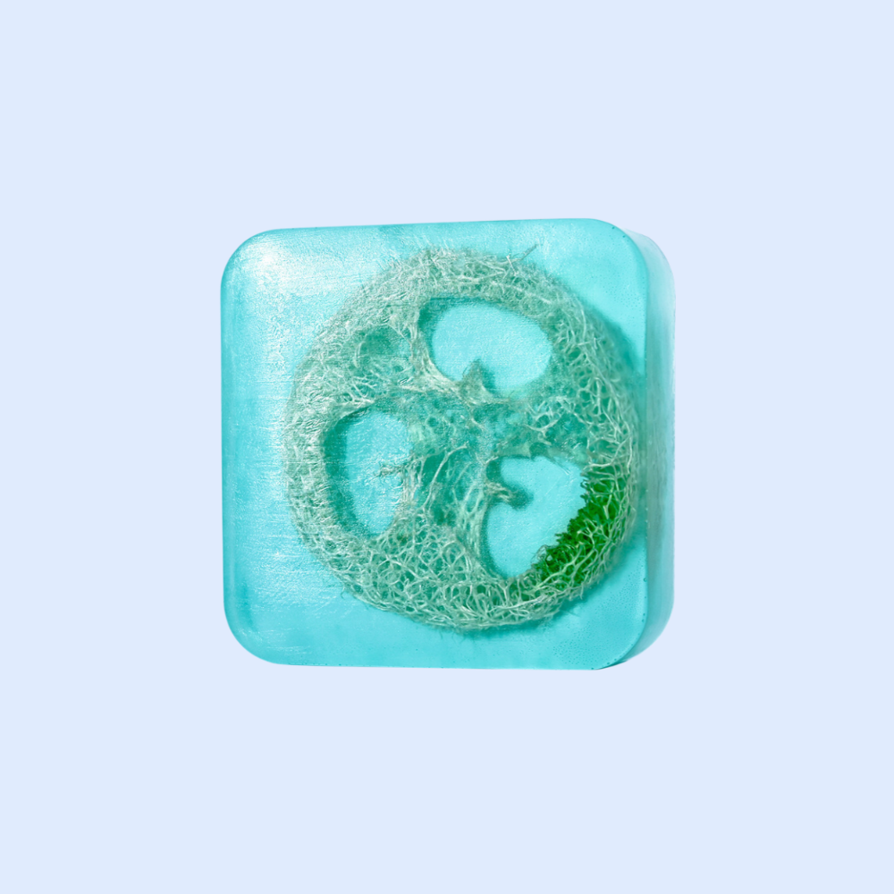 ヘチマとココナッツミルクの保湿ハンドメイド石鹸