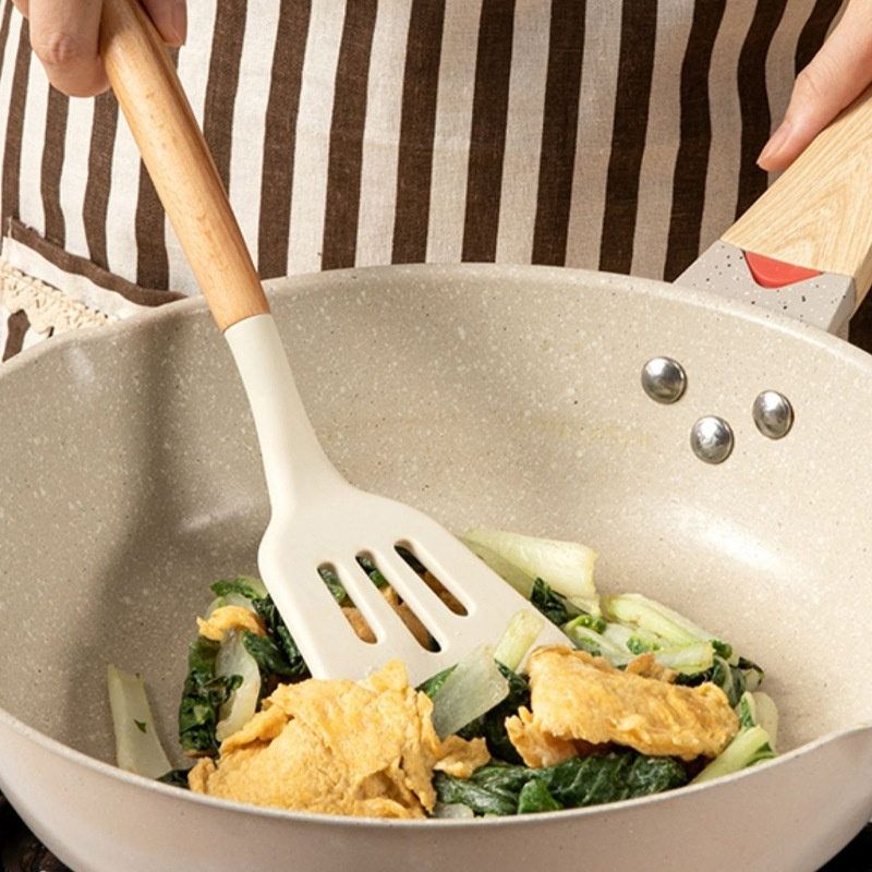 木柄シリコン調理器具3点セット