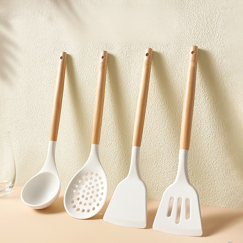 木柄シリコン調理器具3点セット
