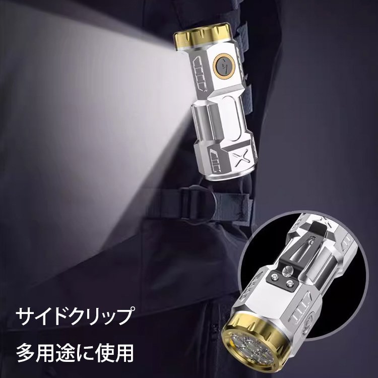 超高輝度ホワイトレーザー懐中電灯